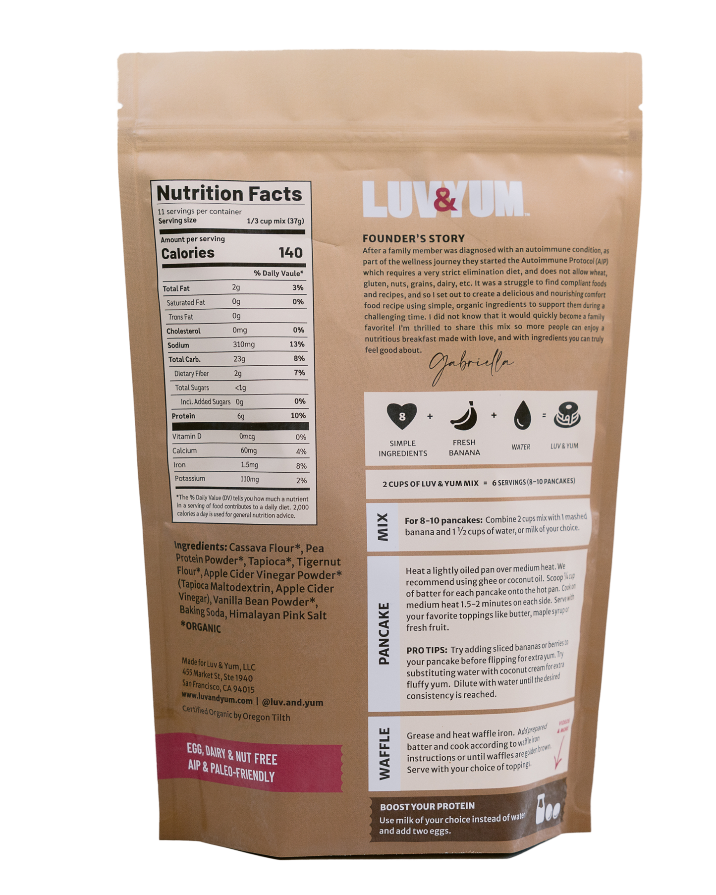 Protein Pancake & Waffle Mix 15 oz